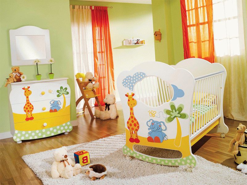 Дитяча кімната для новонародженого хлопчика